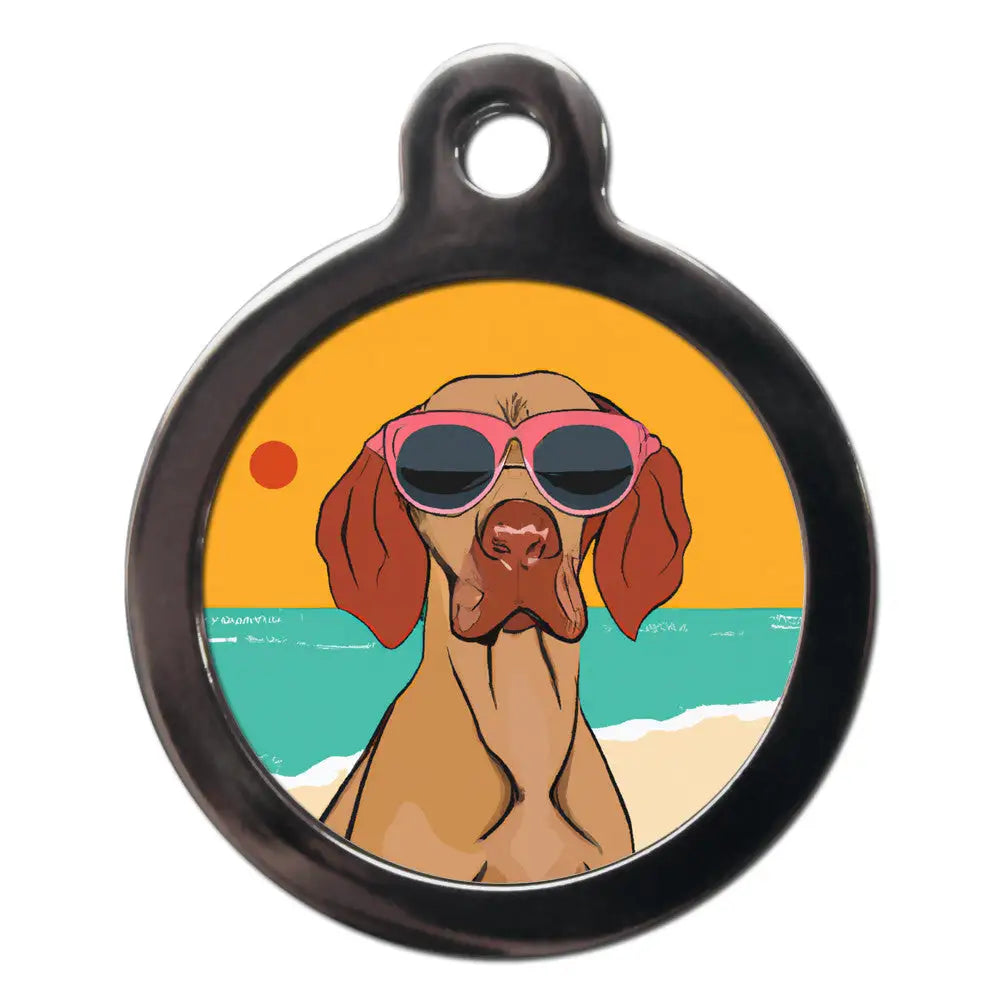 Vizsla Summertime Dog Id Tag - Ps Pet Tags - 1