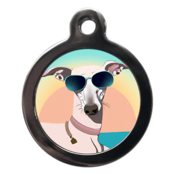 Whippet Summertime Dog Id Tag Ps Pet Tags 1