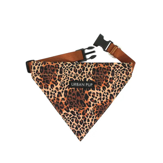 Wild Cat Leopard Dog Bandana Collar - Urban - 1