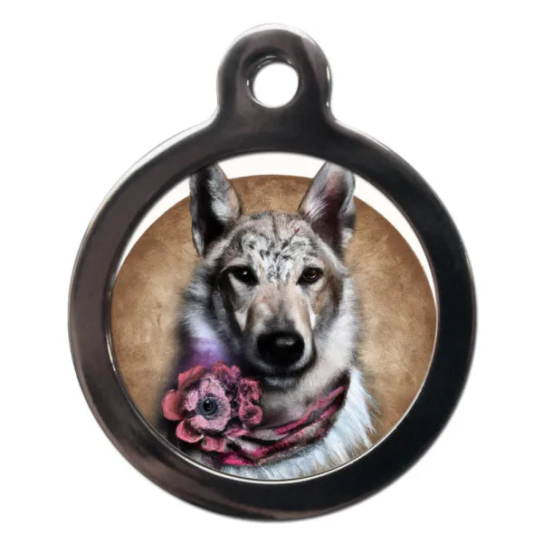 Wolfdog Hippy Dog Id Tag Ps Pet Tags 1