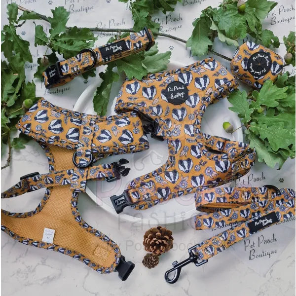 Woodland Badger Dog Collar - Pet Pooch - 5