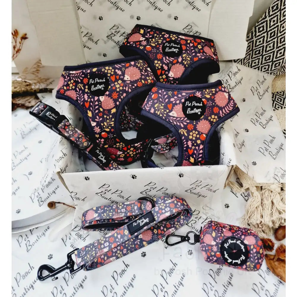 Woodland Hedgehog Puppy Dog Collar - Pet Pooch - 3