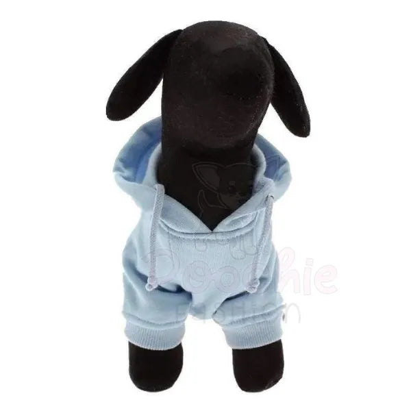 Worlds Cutest Puppy Dog Hoodie Sweatshirt in Baby Blue - Urban - 2