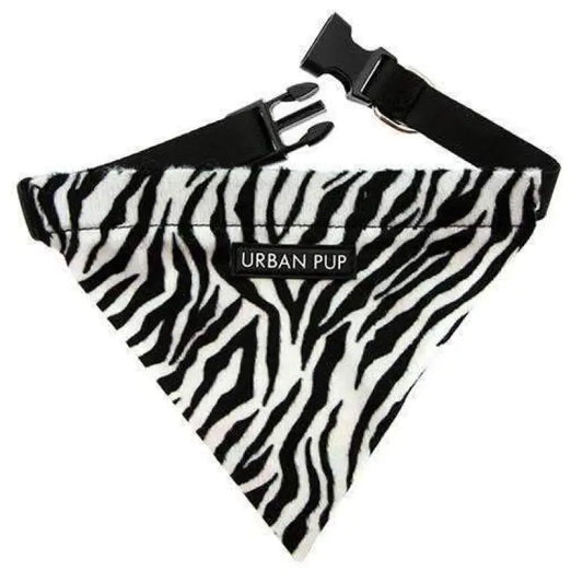 Zebra Dog Bandana Collar - Urban Pup - 1