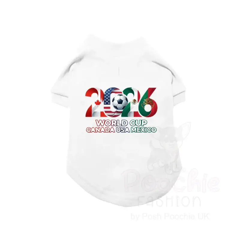 2026 World Cup Dog Football t Shirt - Poochie Fashion - 2