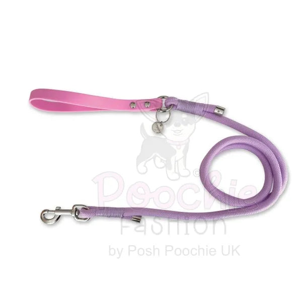 5ft Rope Dog Lead in Pastel Lilac Piggie 5
