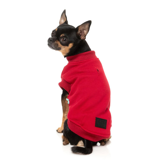 FuzzYard Allday Dog Jumper - Red