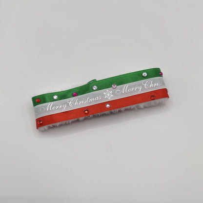 Christmas Confetti Fancy Dress Collar