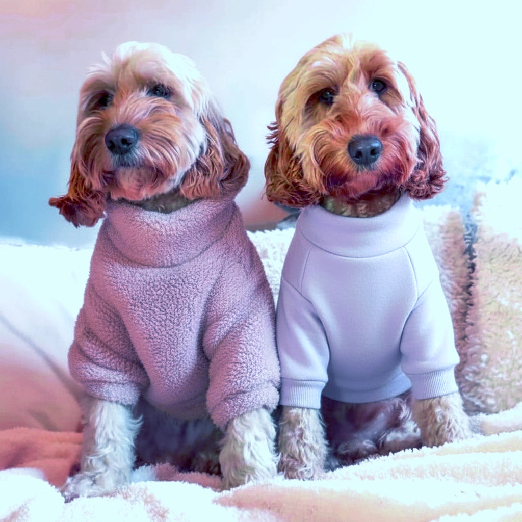 Polar Fleece Dog Zippy Jacket In Lilac