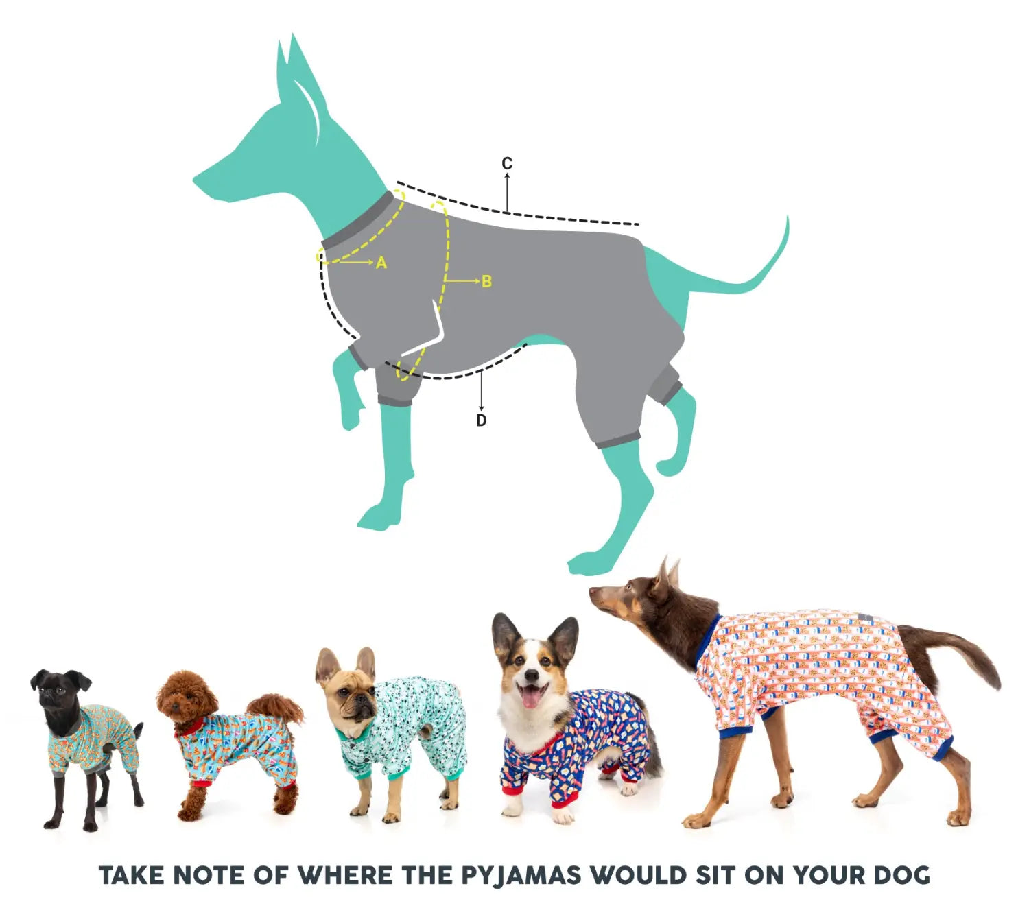 Be my Ghoul Dog Pyjamas by Fuzzyard