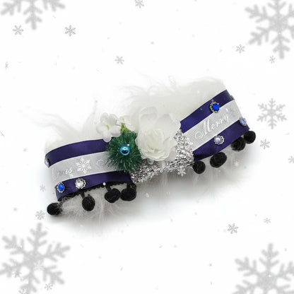 Christmas Winter Bouquet Fancy Dress Collar