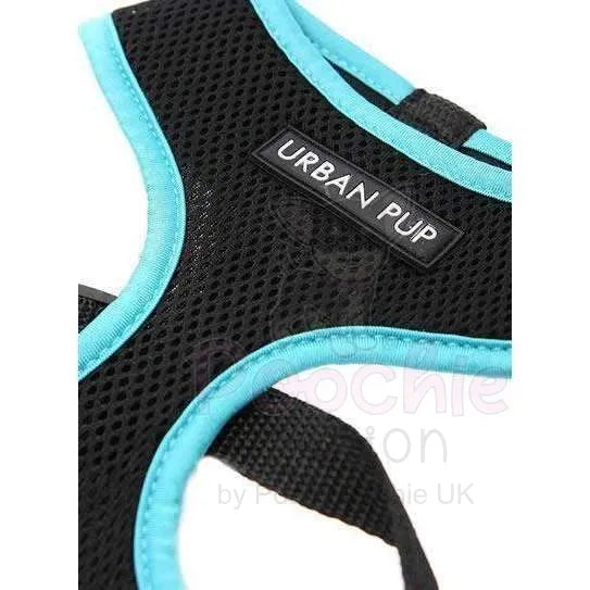 Active Mesh Neon Blue Dog Harness - Urban Pup - 4