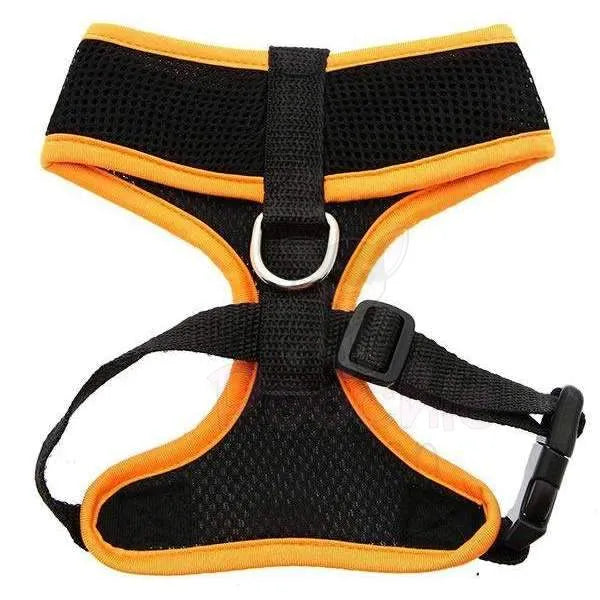 Active Mesh Neon Orange Dog Harness - Urban Pup - 3
