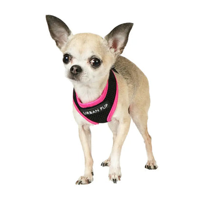 Active Mesh Neon Pink Dog Harness - Urban Pup - 2