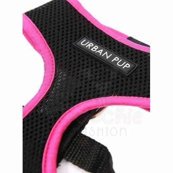 Active Mesh Neon Pink Dog Harness - Urban Pup - 4
