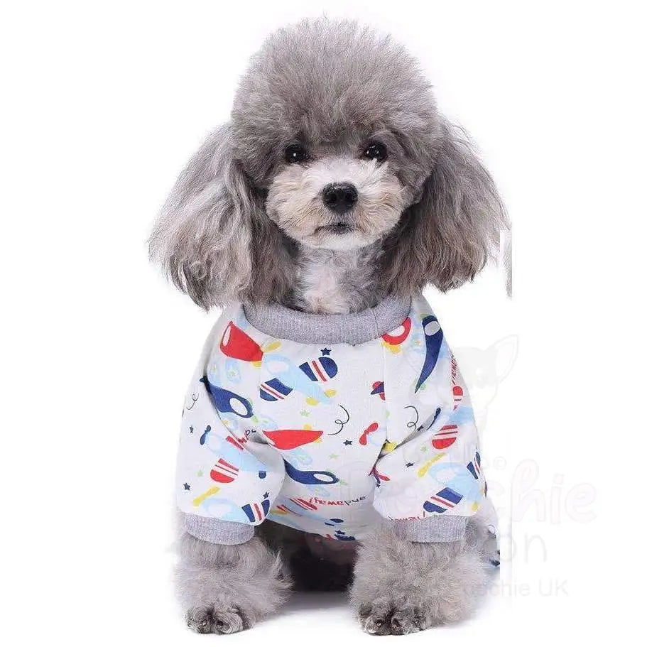 Aeroplanes Onesie Dog Pyjamas - Posh Pawz - 3