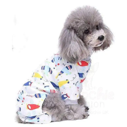 Aeroplanes Onesie Dog Pyjamas - Posh Pawz - 2