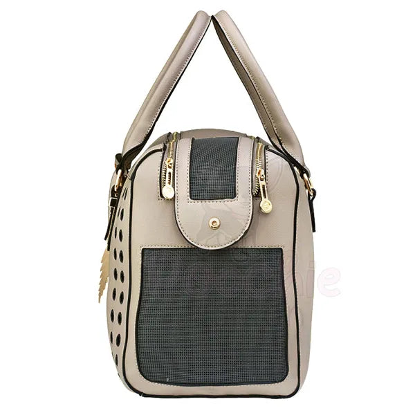 Amy Beige Designer Pet Carrier - Urban Pup - 4