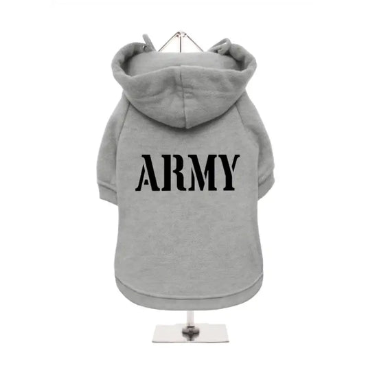 Army Dog Hoodie Sweatshirt - Poochie Fashion - 1