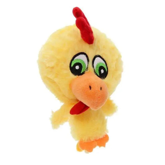 Atomic Chicken Plush And Squeaky Dog Toy - Posh Pawz - 1