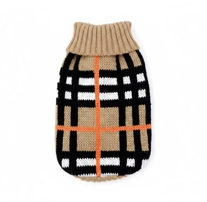 Autumn Tartan Dog Jumper - Posh Pawz - 1