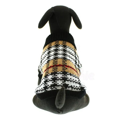 Autumn Tartan Dog Jumper - Urban - 5