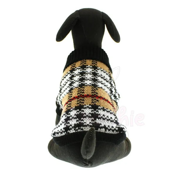 Tartan dog sales jumper