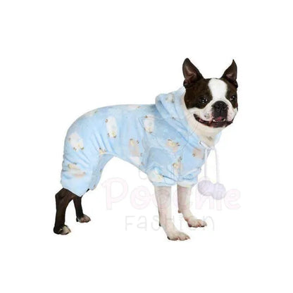 Baby Blue Counting Sheep Onesie Dog Pyjamas - Urban Pup - 3