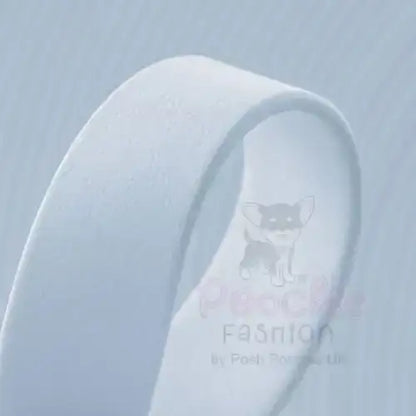 Baby Blue Waterproof Personalised Dog Collar with Diamante Letters - Poochie Fashion - 6