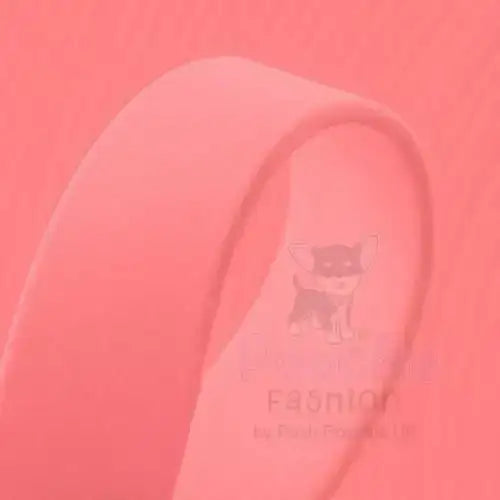 Baby Pink Waterproof Personalised Dog Collar with Chrome Letters - Poochie Fashion - 5