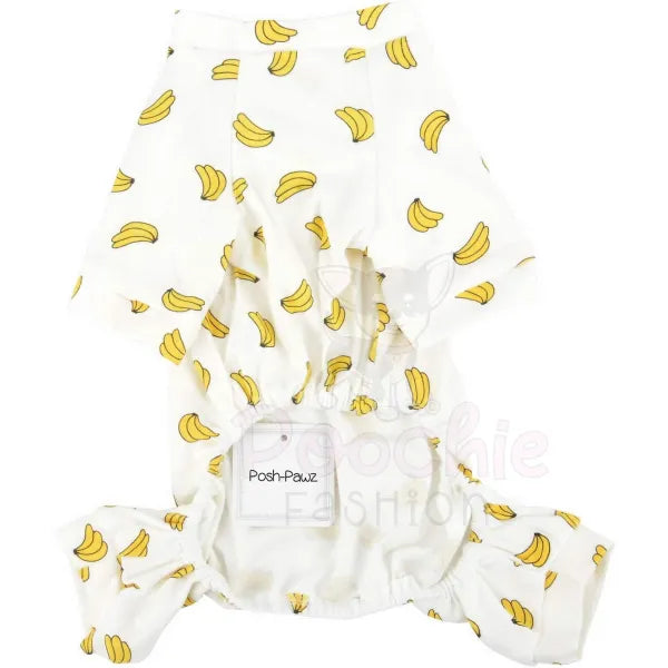 Bananas Small Dog Pyjamas - Posh Pawz - 2