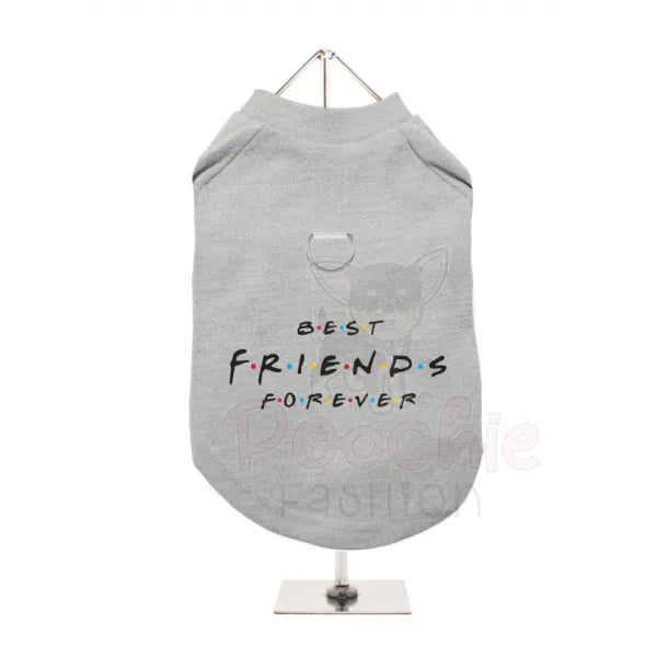 Best Friends Harness Lined Dog T-shirt - Urban - 3
