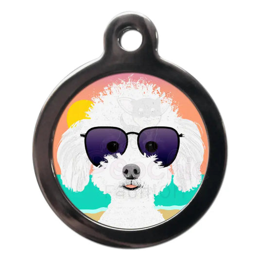 Bichon Frisé Summertime Dog Id Tag - Ps Pet Tags - 1