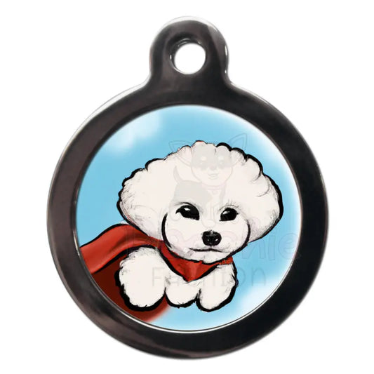Bichon Frisé Superdog Dog Id Tag - Ps Pet Tags - 1