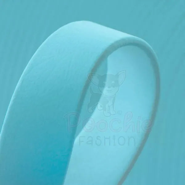 Biothane Dog Collar in Aqua - Poochie Fashion - 2