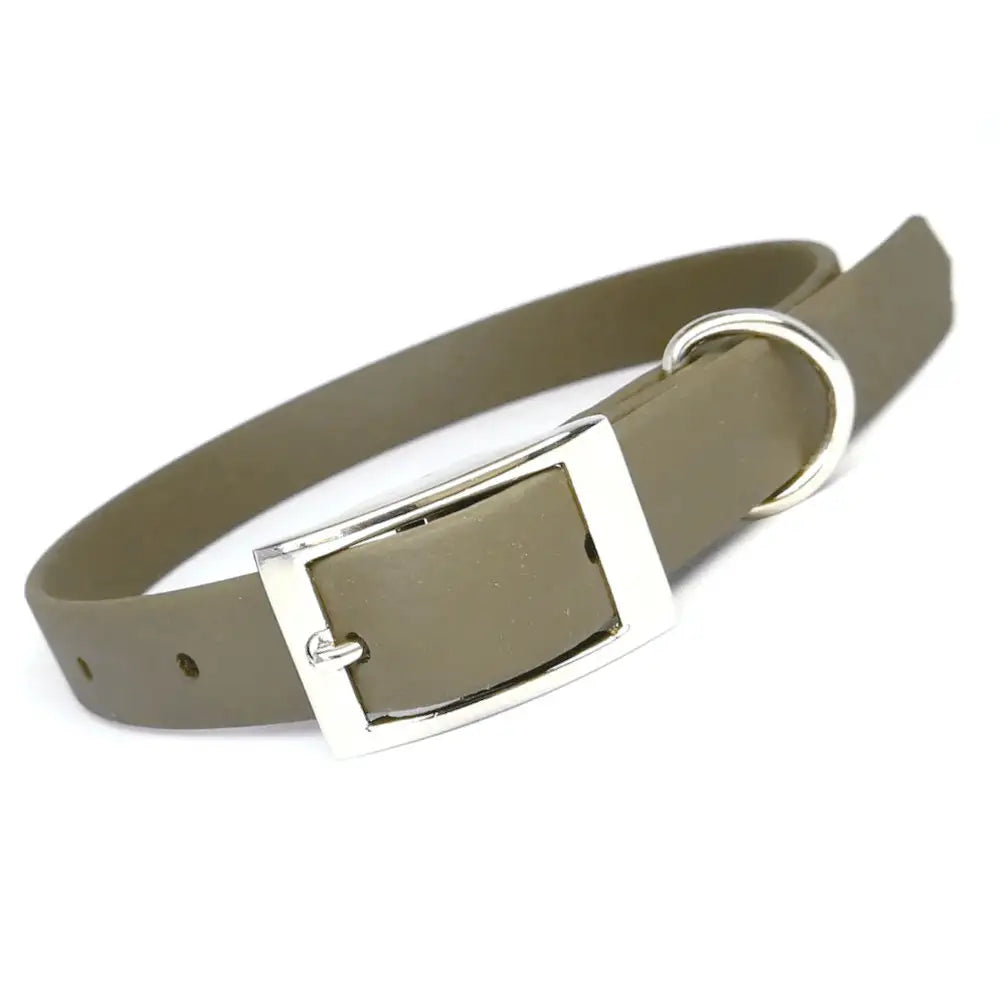 Biothane Dog Collar in Khaki - Posh Pawz - 1
