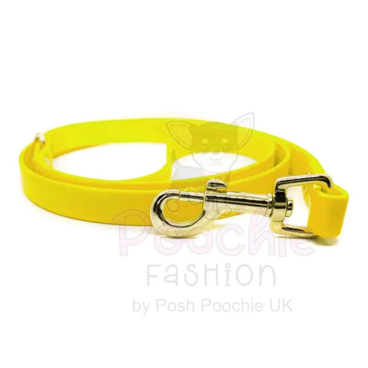 Biothane Dog Collar in Neon Yellow - Posh Pawz - 2