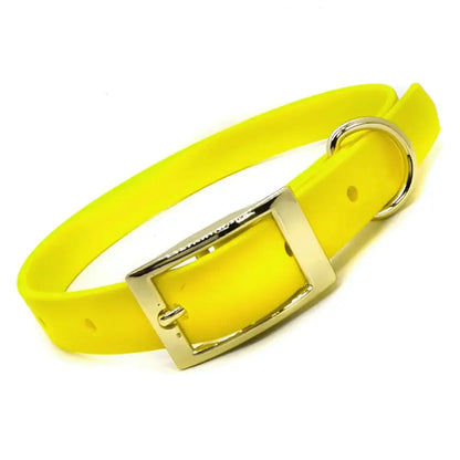 Biothane Dog Collar in Neon Yellow - Posh Pawz - 1