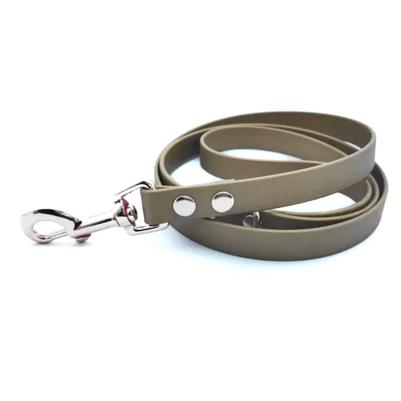 Biothane Dog Lead in Khaki - Posh Pawz - 1