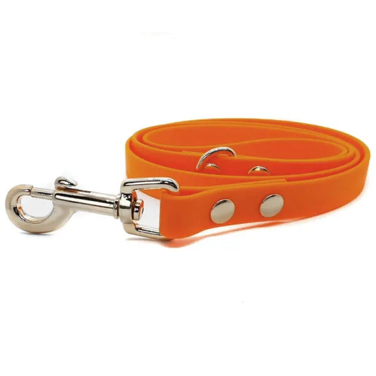 Biothane Dog Lead in Orange - Poochie Fashion - 1