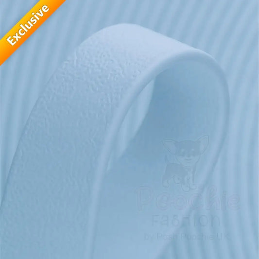 Biothane Waterproof Dog Collar in Baby Blue - Poochie Fashion - 2