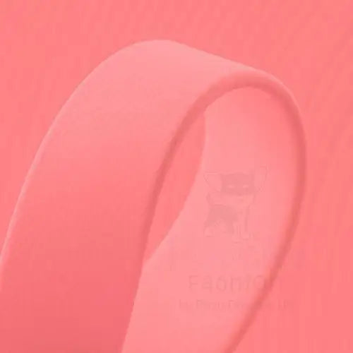 Biothane Waterproof Dog Collar in Baby Pink - Poochie Fashion - 2