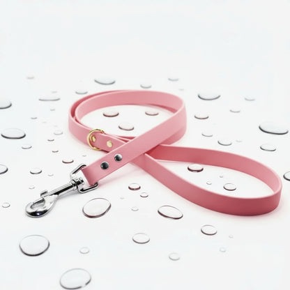Biothane Waterproof Dog Lead in Baby Pink - Poochie Fashion - 1