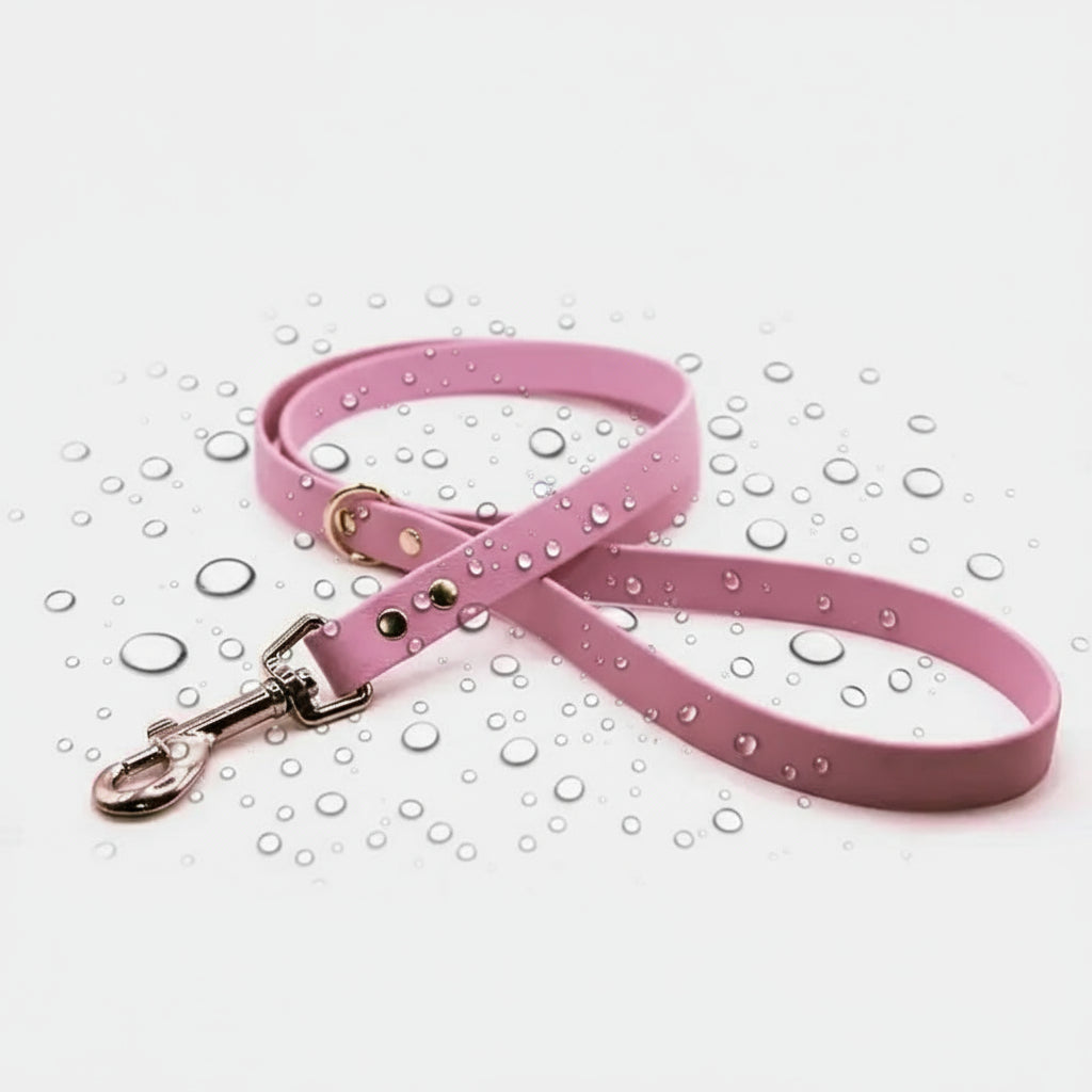 Biothane Waterproof Dog Lead in Lavender Pink - Poochie Fashion - 1