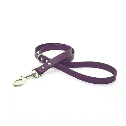 Biothane Waterproof Dog Lead in Purple - Poochie Fashion - 1