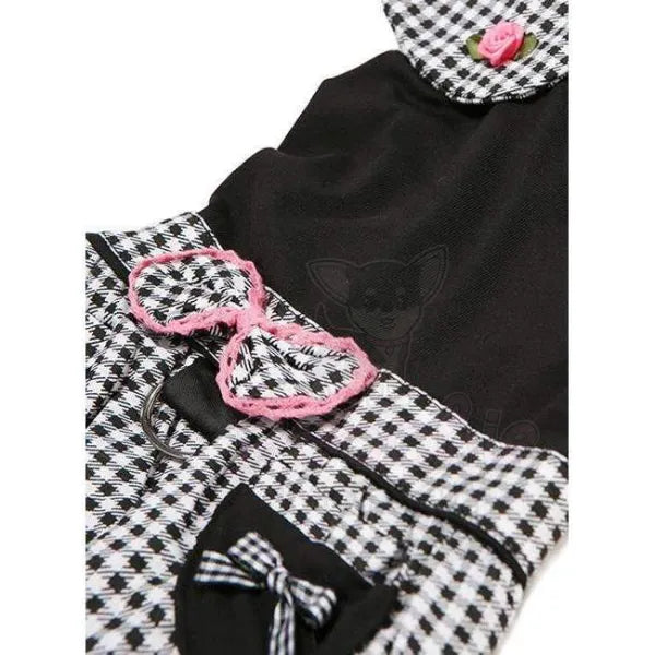 Black Gingham Dog Dress - Urban - 3