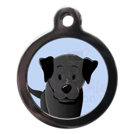 Black Labrador Dog Id Tag - Ps Pet Tags - 1