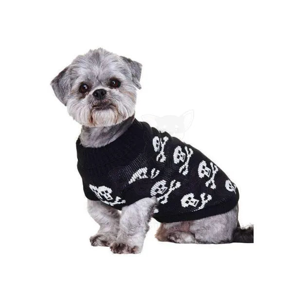 Black Skull Dog Jumper - Urban - 2
