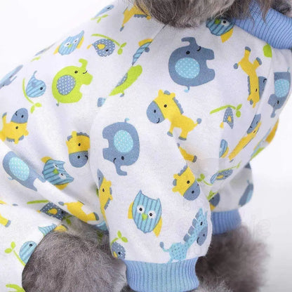 Blue Elephant Onesie Dog Pyjamas - Sale - 4