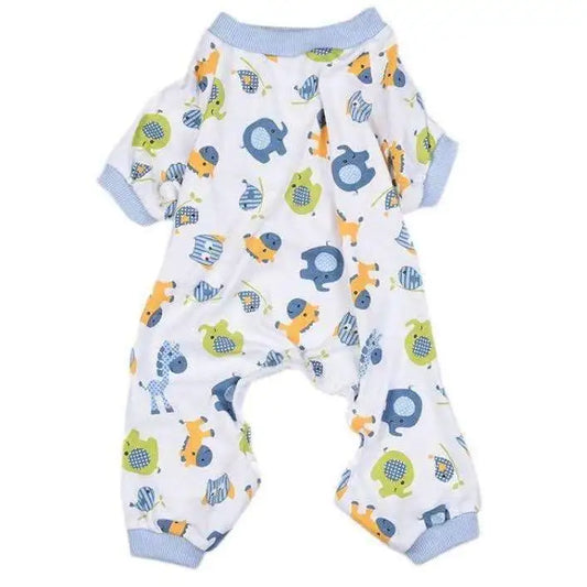 Blue Elephant Onesie Dog Pyjamas - Sale - 1